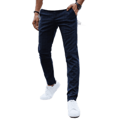 Dstreet Pánské volnočasové kalhoty KELA tmavě modré ux4387 s34
