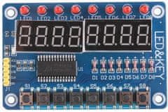 HADEX Ovládací panel TM1638 pro Arduino