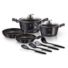 shumee POVLAKOVACÍ NÁDOBY SET GRANITOWA 10 EL. BERLINGER HAUS Carbon Pro BH-6917