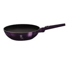 shumee TITANIOVÁ PÁNEV / WOK 28cm BERLINGER HAUS PURPLE ECLIPSE BH-6633