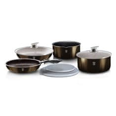 shumee SADA hrnců 9 PRVKŮ CLICK & COOK BERLINGER HAUS SHINY BLACK BH-7041