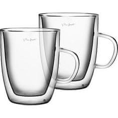 Lamart LT9008 Set skleněných hrnků na čaj 2 ks VASO