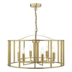 shumee Závěsné svítidlo Myka 6 Light Pendant Brushed Bronze