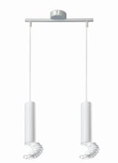 shumee TRUBKOVÁ ZÁVĚSNÁ LAMPA 2X50W GU10 6/30 BÍLÁ