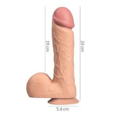 Xcock Velké mega tlusté dildo, silná přísavka