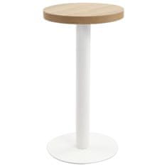 Vidaxl Bistro stolek světle hnědý 40 cm MDF