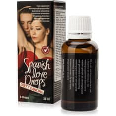 XSARA Spanish love drops dirty dancing - tekutý přípravek pro ženy i muže posilující prožitky 30 ml - 79417180