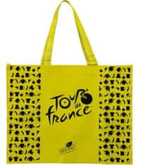 CurePink Shopping taška na rameno Tour de France: Logo a Ikony (objem 10 litrů|45 x 40 cm)