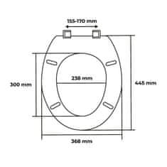 AWD WC sedátko AWD Interior polypropylen Rumba 1060