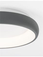 Nova Luce NOVA LUCE stropní svítidlo ALBI šedý hliník a akryl LED 32W 230V 3000K IP20 stmívatelné 8105615