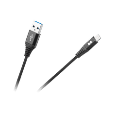 shumee USB - Lightning REBEL kabel 100 cm černý