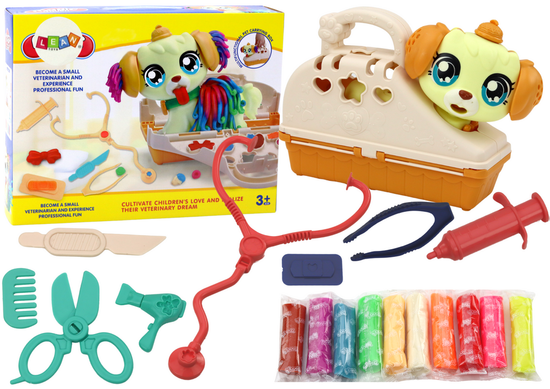 shumee Creative Play-Doh Set: Pes ve veterinárním transportéru