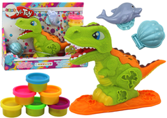 shumee Dinosaur Playdough Set 6 barev Dolphin Forms Scallop