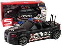 shumee Sportovní auto Policie 1:16 černý zvuk