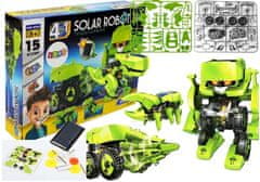 Lean-toys Solární Robot 4 V 1 Tyranosaurus Rex Hmyz Vědecká Vzdělávací Sada