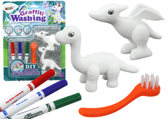 shumee DIY Art Set Dinosaurs Figurky 2ks štětec na fixy