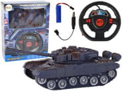 shumee R/C Tank Dálkově ovládaná světla Zvuk Navy Blue 1:18 27MHz