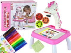 shumee Unicorn Projector Painting Table Blackboard Pink