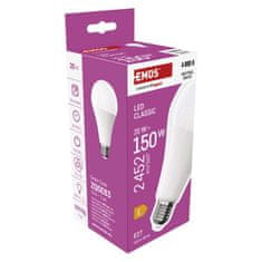 Emos LED žárovka Classic A80 / E27 / 20 W (150 W) / 2452 lm / neutrální bílá