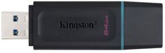 Kingston DataTraveler Exodia/64GB/USB 3.2/USB-A/Modrá