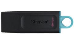 Kingston DataTraveler Exodia/64GB/USB 3.2/USB-A/Modrá