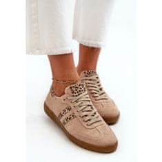 Zazoo Suede Dámské tenisky Beige velikost 38