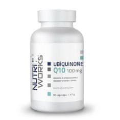NutriWorks Ubiquinone Q10 100 mg 90 kapslí 