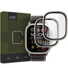 Hofi Glass Ring 2x ochranné sklo na Apple Watch Ultra 1 / 2 49mm, titanium