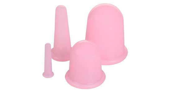 Merco Cups 4Pack masážní silikonové baňky růžová