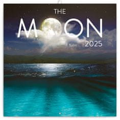 NOTIQUE Poznámkový kalendář Měsíc 2025, 30 x 30 cm