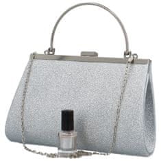 Michelle Moon Luxusní společenská kabelka Moon Lotyx, stříbrná