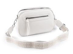 Kraftika 1ks off white dámská / dívčí kabelka crossbody s popruhem