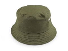 Kraftika 1ks (vel. 56) zelená khaki bavlněný letní klobouk unisex