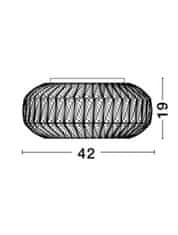 Nova Luce NOVA LUCE stropní svítidlo VALENCE čirý křišťál a bílé sklo G9 6x5W 230V IP20 bez žárovky 8501651