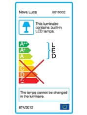 Nova Luce NOVA LUCE venkovní svítidlo s bodcem INSIDE černý hliník a sklo LED 7W 3000K 220-240V 24st. IP65 9010002