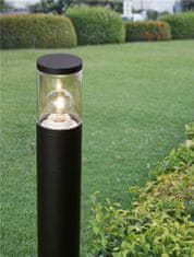 Nova Luce NOVA LUCE venkovní sloupkové svítidlo CETERA černý hliník a akryl E27 1x12W 220-240V IP54 bez žárovky 9002874
