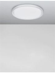 Nova Luce NOVA LUCE stropní svítidlo TROY kov a akrylový difuzor matná bílá LED 50W 230V 3000K IP20 stmívatelné 9053593