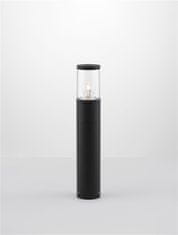Nova Luce NOVA LUCE venkovní sloupkové svítidlo CETERA černý hliník a akryl E27 1x12W 220-240V IP54 bez žárovky 9002874