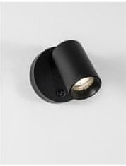 Nova Luce NOVA LUCE bodové svítidlo NET černý hliník vypínač na těle GU10 1x10W IP20 220-240V bez žárovky 9011922