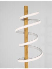 Nova Luce NOVA LUCE stojací lampa MIRCO barva dřevo bílý hliník a akryl LED 18W 3000K IP20 9071020