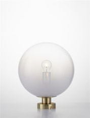 Nova Luce NOVA LUCE stropní svítidlo JIAN mosazný zlatý kov a bílé sklo s přechody E27 1x12W 230V IP20 bez žárovky 9028839