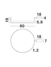 Nova Luce NOVA LUCE stropní svítidlo MOTIF LED stropní svítidlo mosazný hliník 3000K IP20 48W 220-240V stmívatelné 9063603