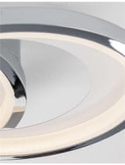 Nova Luce NOVA LUCE stropní svítidlo GALAXY chromovaný hliník bílý akryl LED 34.5W 230V 3000K IP20 stmívatelné 9180301