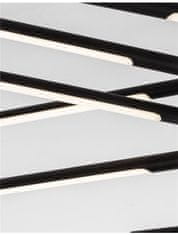 Nova Luce NOVA LUCE stropní svítidlo RACCIO černý kov a akryl LED 48W 230V 3000K IP20 stmívatelné 9180714