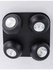 Nova Luce NOVA LUCE bodové svítidlo GON černý hliník LED 4x5W 230V 3000K IP20 9105103