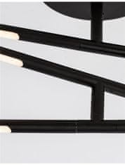 Nova Luce NOVA LUCE stropní svítidlo RACCIO černý kov a akryl LED 30W 230V 3000K IP20 stmívatelné 9180761