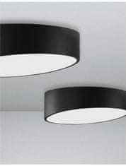 Nova Luce NOVA LUCE stropní svítidlo MAGGIO černý hliník matný bílý akrylový difuzor LED 30W 230V 3000K IP20 9111261