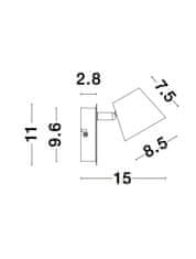 Nova Luce NOVA LUCE bodové svítidlo BIAGIO bílý kov LED 1x6W 230V 3000K IP20 9155361