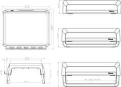 Fellowes stojan pod monitor BREYTA/ 354mm x 82mm x 304mm/ bílý