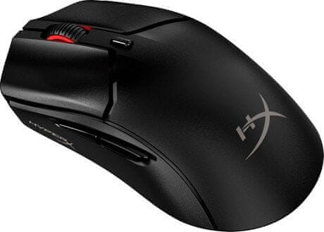 HyperX HP HyperX Pulsefire Haste 2 Mini/Herní/Optická/Pro praváky/26 000 DPI/Drátová+bezdrátová/Černá